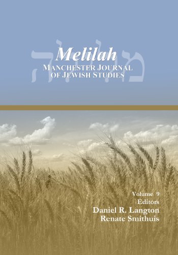 Beispielbild fr Melilah. Manchester Journal of Jewish Studies. Volume 9, 2012 zum Verkauf von Zubal-Books, Since 1961