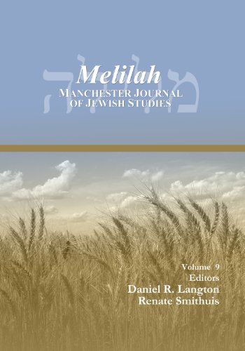 Imagen de archivo de Melilah. Manchester Journal of Jewish Studies. Volume 9, 2012 a la venta por Zubal-Books, Since 1961