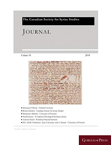 Beispielbild fr Journal of the Canadian Society for Syriac Studies 18 zum Verkauf von Lucky's Textbooks