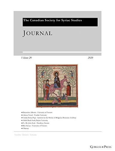 Beispielbild fr Journal of the Canadian Society for Syriac Studies 20 zum Verkauf von Revaluation Books