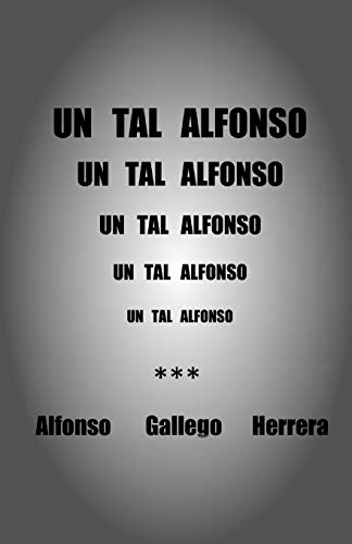 Stock image for Un tal Alfonso for sale by PBShop.store US