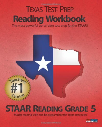 Stock image for Texas Test Prep Reading Workbook, STAAR Reading Grade 5 for sale by HPB Inc.