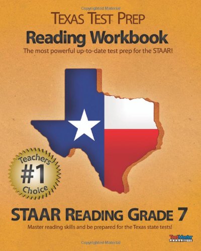 Stock image for Texas Test Prep Reading Workbook, STAAR Reading Grade 7 for sale by HPB-Red