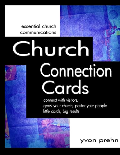 Imagen de archivo de Church Connection Cards: connect with visitors, grow your church, pastor your people, little cards, big results a la venta por SecondSale