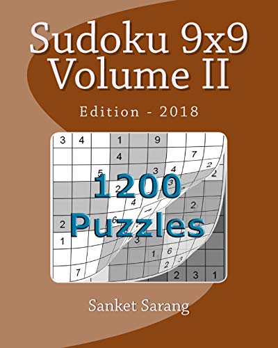 Beispielbild fr Sudoku 9x9 Vol II: Volume II zum Verkauf von THE SAINT BOOKSTORE