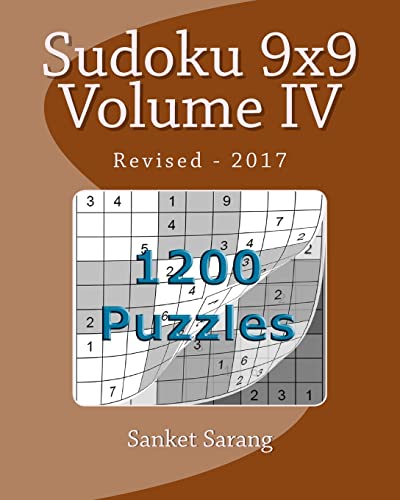 Beispielbild fr Sudoku 9x9 Vol IV: Volume IV zum Verkauf von THE SAINT BOOKSTORE