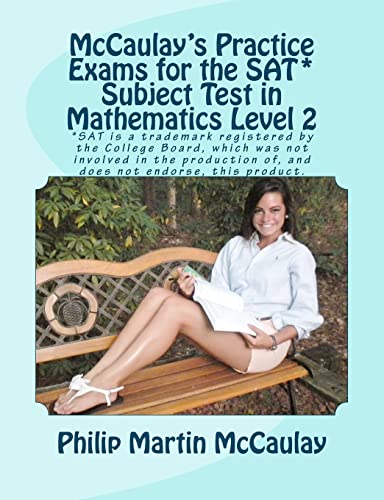 Beispielbild fr McCaulay`s Practice Exams for the SAT* Subject Test in Mathematics Level 2 zum Verkauf von Buchpark