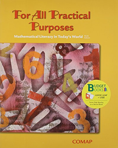 Imagen de archivo de For All Practical Purposes Mathematical Literacy in Today's World 9th Edition a la venta por a2zbooks