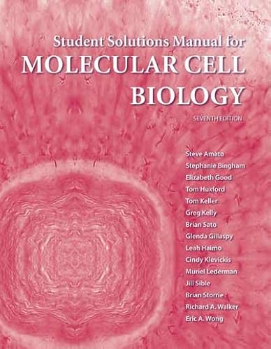 Stock image for Solutions Manual for Molecular Cell Biology for sale by SecondSale