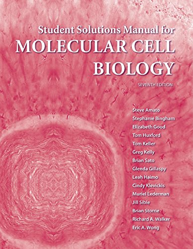 9781464102301: Solutions Manual for Molecular Cell Biology