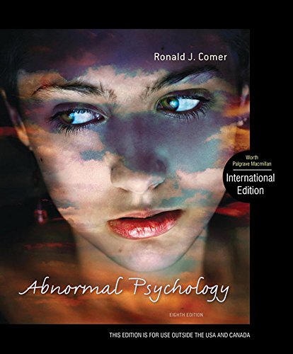 Abnormal Psychology (9781464102868) by Ronald J. Comer