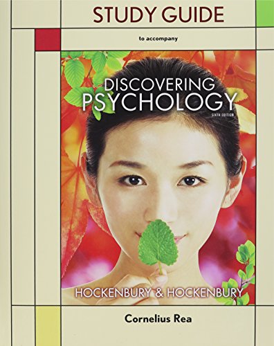 Stock image for Study Guide for Discovering Psychology for sale by Ergodebooks