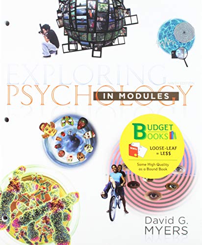 Stock image for Exploring Psychology in Modules (Loose Leaf) for sale by HPB-Red