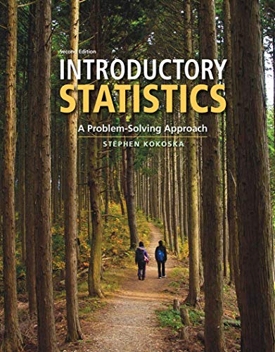 introductory statistics a problem solving approach pdf