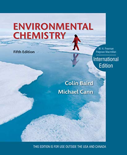 Stock image for Environmental Chemistry (International Edition) for sale by Bahamut Media