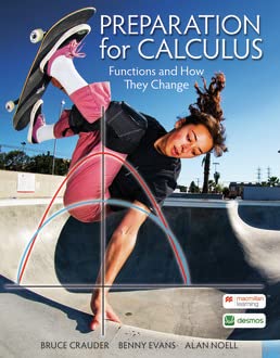 9781464115813: Preparations for Calculus: Functions and How They Change