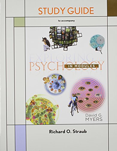 Beispielbild fr Study Guide for Exploring Psychology in Modules zum Verkauf von BooksRun