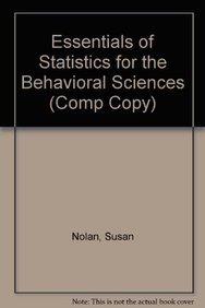 9781464120084: Essentials of Statistics for the Behavioral Sciences (Comp Copy)