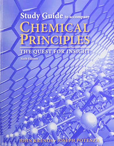 Imagen de archivo de Study Guide for Chemical Principles a la venta por HPB-Red
