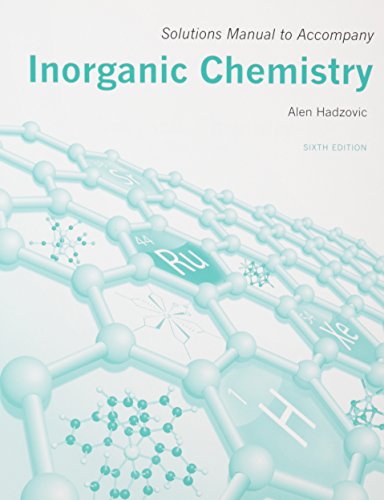 Stock image for Solutions Manual for Inorganic Chemistry for sale by ThriftBooks-Dallas