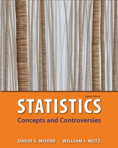 Imagen de archivo de Statistics: Concepts & Controversies: w/EESEE Access Card a la venta por Gulf Coast Books