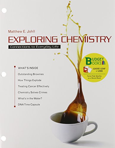 Imagen de archivo de Exploring Chemistry (Loose-Leaf) a la venta por Bookseller909