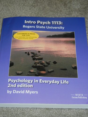 Beispielbild fr Psychology in Everyday Life (2nd Ed.) (RSU Edition) zum Verkauf von HPB-Red