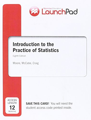 Imagen de archivo de LaunchPad for Moore's Introduction to the Practice of Statistics (12 month access) a la venta por SecondSale