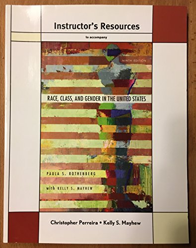 Imagen de archivo de Race, Class, and Gender in the United States Instructor's Resources a la venta por BooksRun