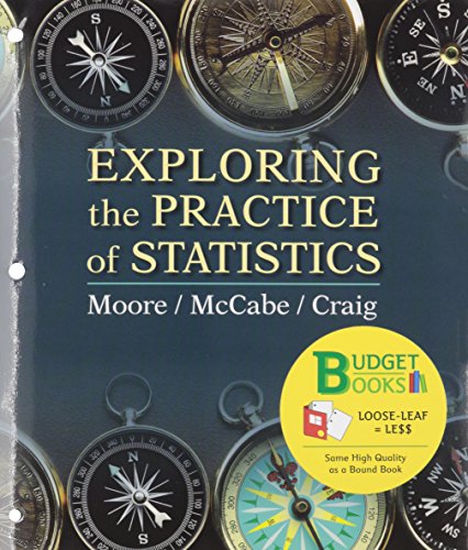 Exploring the Practice of Statistics (Loose Leaf), EESEE/CrunchIt, & Portal Access Card (9781464140693) by Moore, David S.