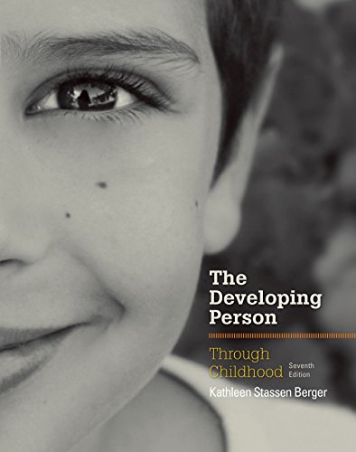 Beispielbild fr The Developing Person Through Childhood zum Verkauf von SecondSale