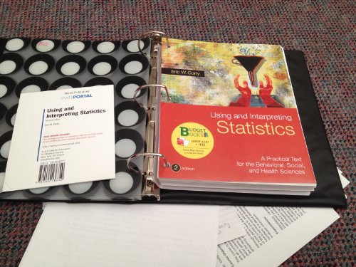 Using and Interpreting Statistics (Loose Leaf) & PsychPortal Access Card (12 Month) (9781464146855) by Corty, Eric W.; FABBS Foundation