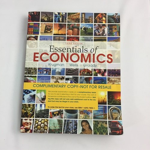 Stock image for Essentials of Economics for sale by Georgia Book Company