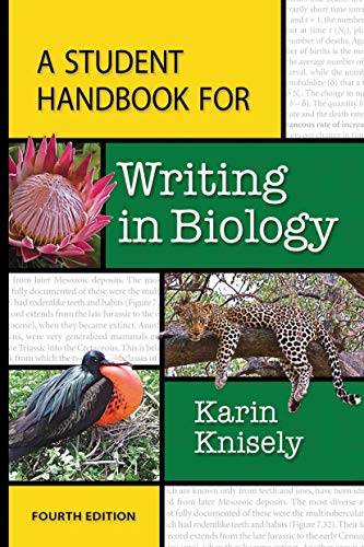 Imagen de archivo de A Student Handbook for Writing in Biology a la venta por Better World Books