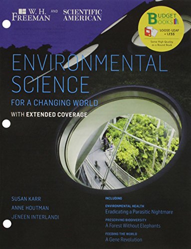 Scientific American Environmental Science (Extended Version (Looseleaf) & Portal Access Card (9781464152870) by Karr, Susan; Houtman, Anne; InterlandI, Jeneen
