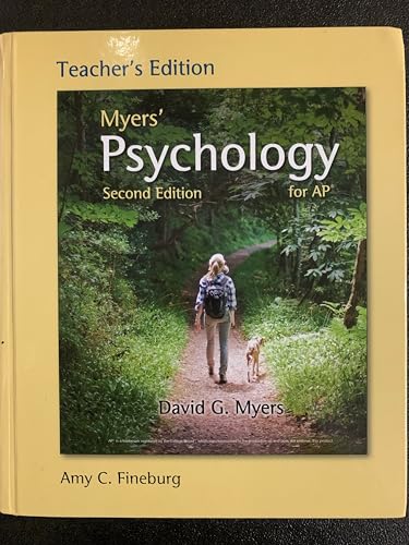 Stock image for Myers' Psychology for AP, Second Edition, Teacher's Edition, c. 2014 for sale by Grumpys Fine Books
