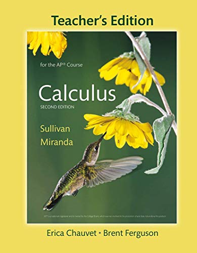 Stock image for Teacher?s Edition of Calculus for the AP Course for sale by Georgia Book Company