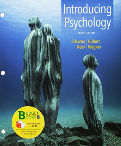 Imagen de archivo de Loose-leaf Version for Introducing Psychology a la venta por HPB-Red