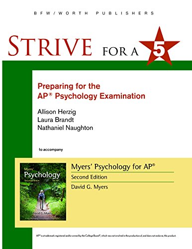 9781464156052: Preparing for the Ap Psychology Examination