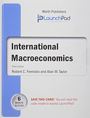 Stock image for LaunchPad for Feenstra's International Macroeconomics (Six Month Access) for sale by BookHolders