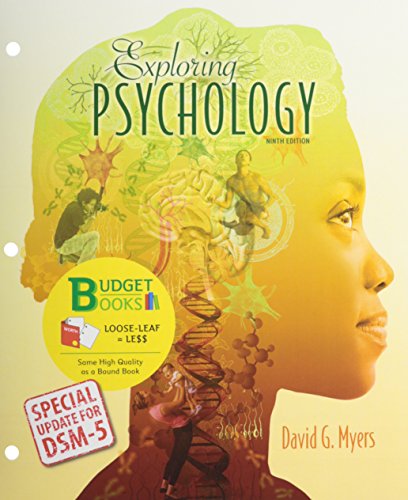 9781464163388: Exploring Psychology: Special Update for DSM-5, 9th Edition