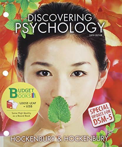 Imagen de archivo de Loose-leaf Version for Discovering Psychology with DSM5 Update a la venta por HPB-Red