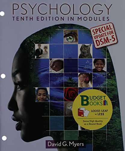 Imagen de archivo de Loose-leaf Version for Psychology in Modules with DSM5 Update a la venta por BookHolders