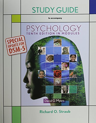 Imagen de archivo de Study Guide Psychology in Modules with DSM5 Update a la venta por Better World Books