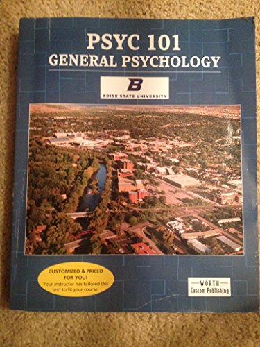 9781464166198: Boise State PSYC 101 General Psychology: Exploring Psychology in Modules