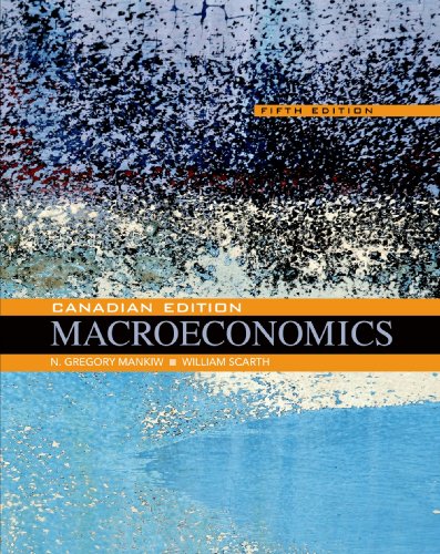 Imagen de archivo de Macroeconomics: Canadian Edition a la venta por Better World Books: West