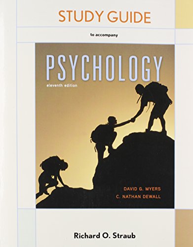 Beispielbild fr Study Guide for Psychology zum Verkauf von Your Online Bookstore