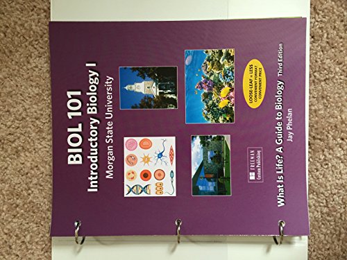 Beispielbild fr What's Life? A Guide to Biology (Custom for Morgan State University BIOL 101) zum Verkauf von BookHolders