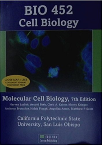 Stock image for Molecular Cell Biology (7th, Cal Poly Shortened Edition) for sale by Bank of Books