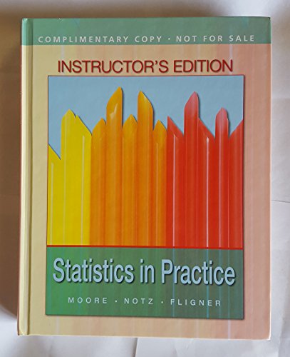 Beispielbild fr Statistics in Practice (Instructor's Edition) zum Verkauf von Books From California